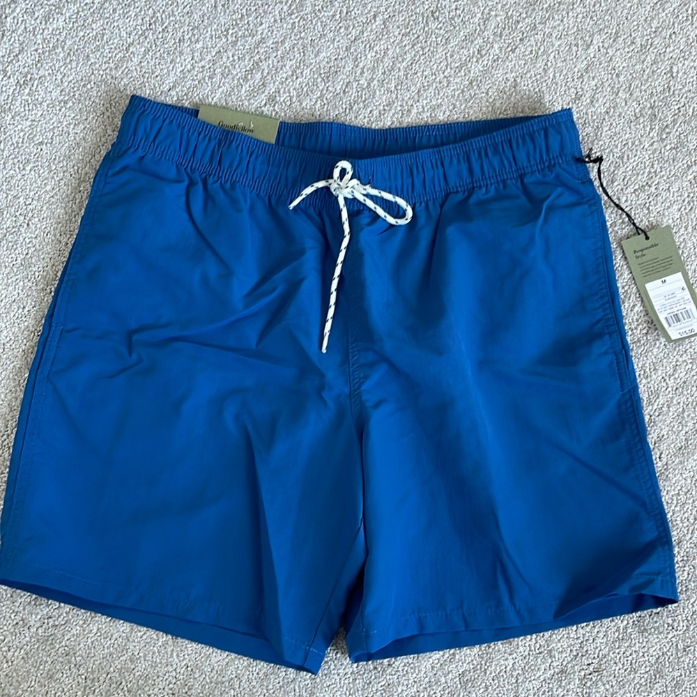 Mens NWT GOODFELLOW & Co 7 inch swim trunks